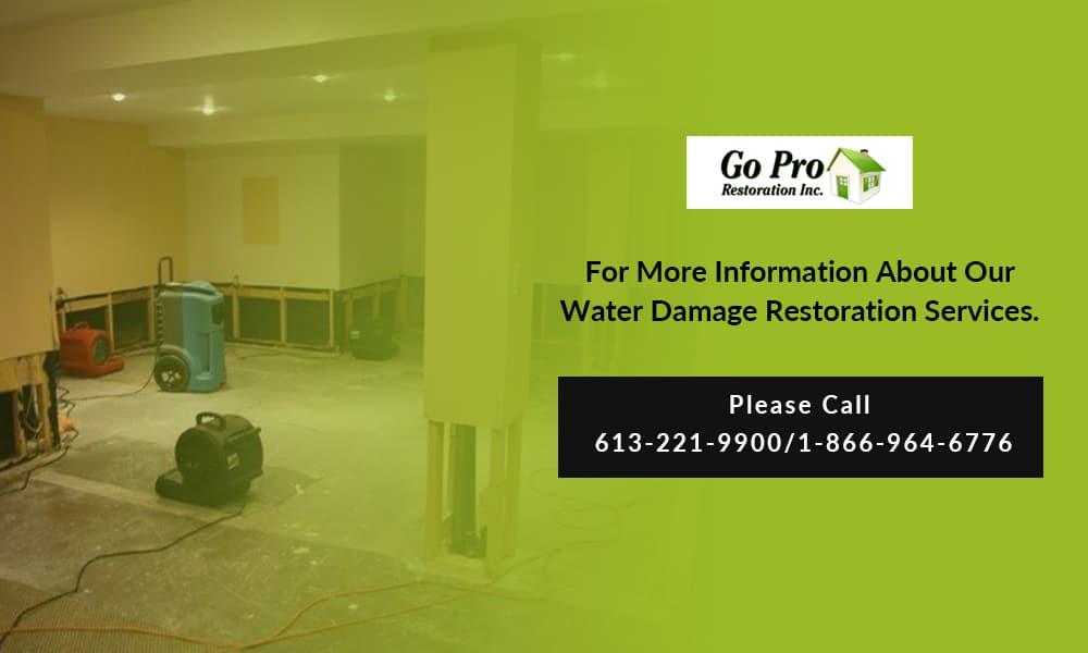 contact for water damage restoration service