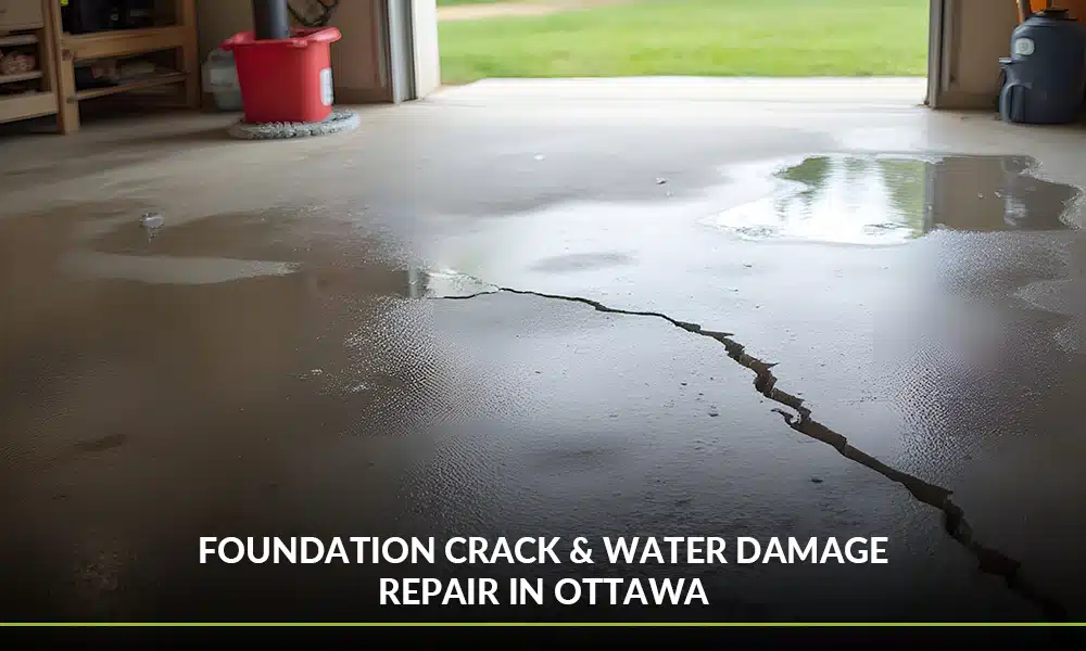 Foundation Crack and Water Damage Repair in Ottawa